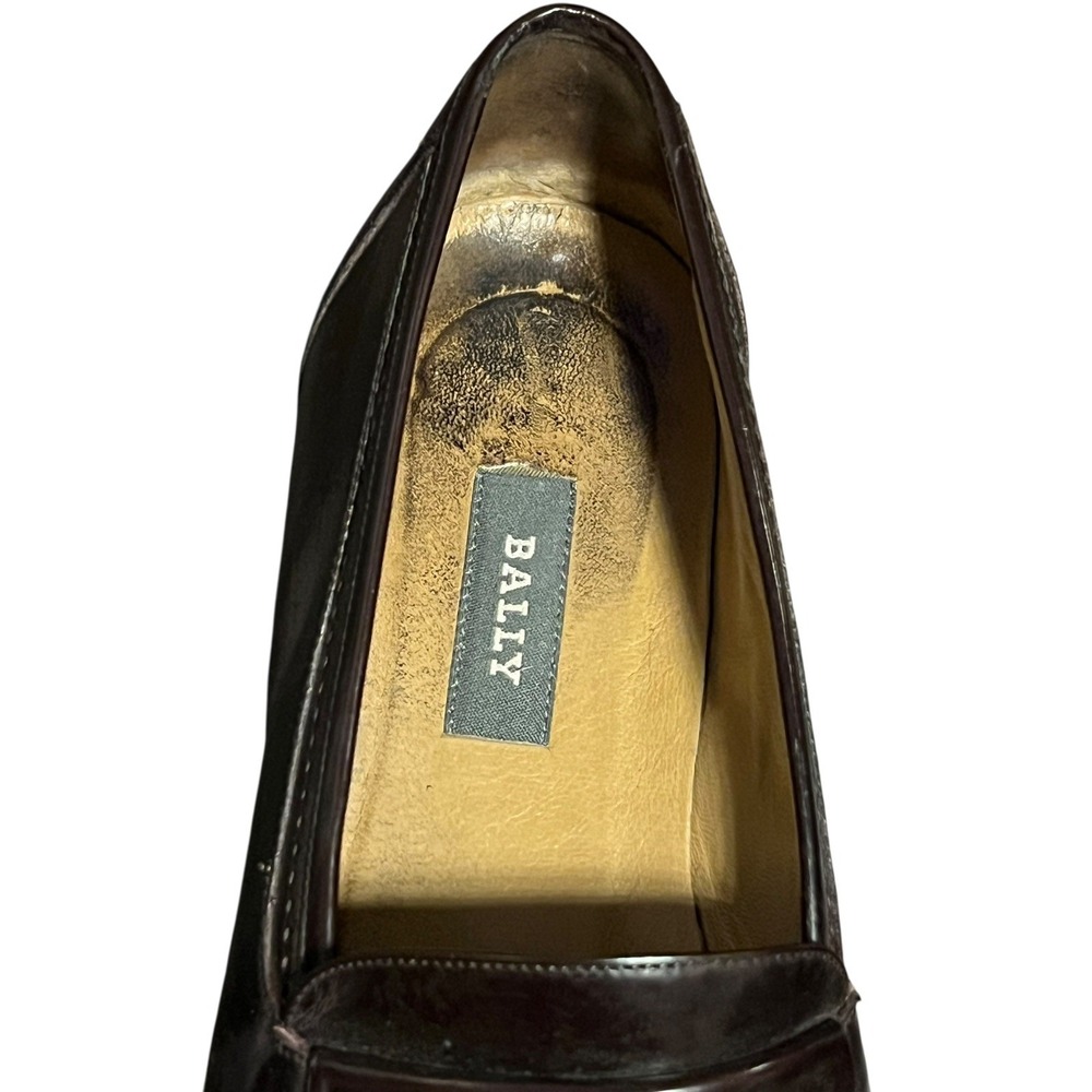 Bally Moresco Brown Tassel Kiltie Loafers Size US 9 D Made in Italy - Picture 6 of 9